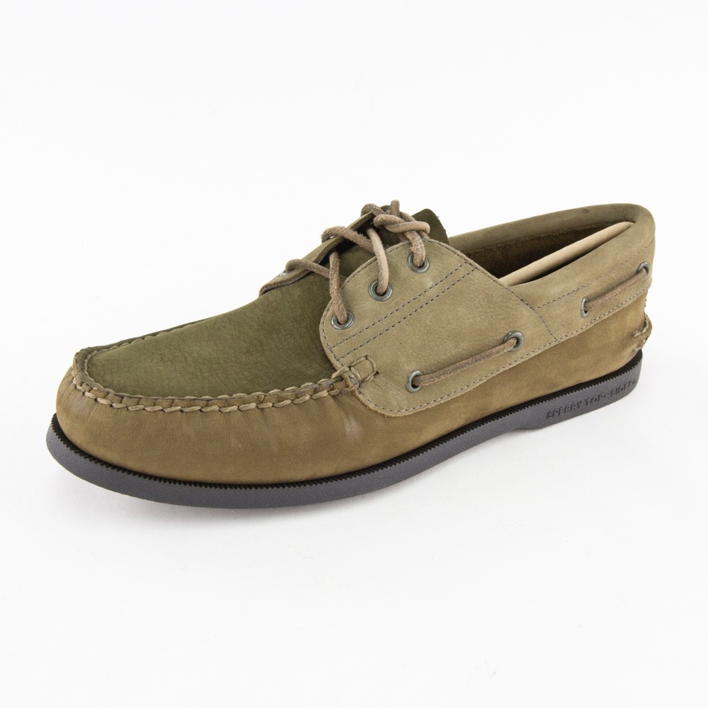 Sperry x J. Crew 3 Eye Leather Boat Shoe Top Sider